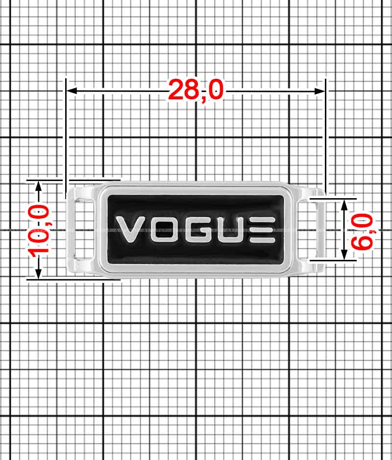 Bağciktan geçirilen tokalar K.FM-446-Vogue