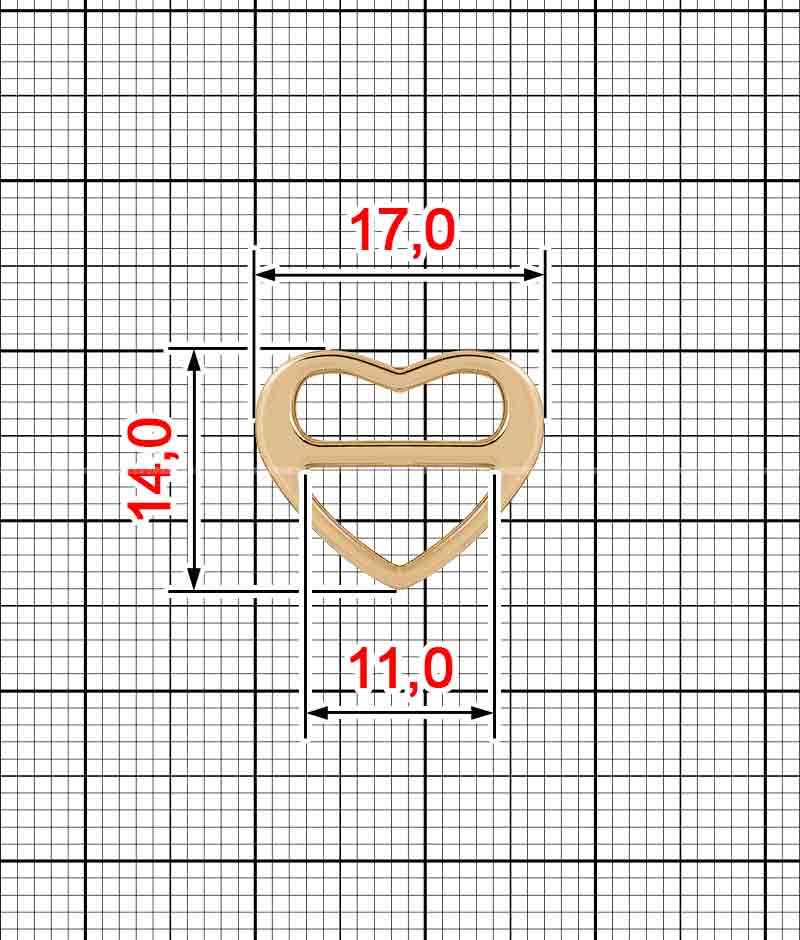 Перетяжка бельевая Сердечко K.FM-2268-10