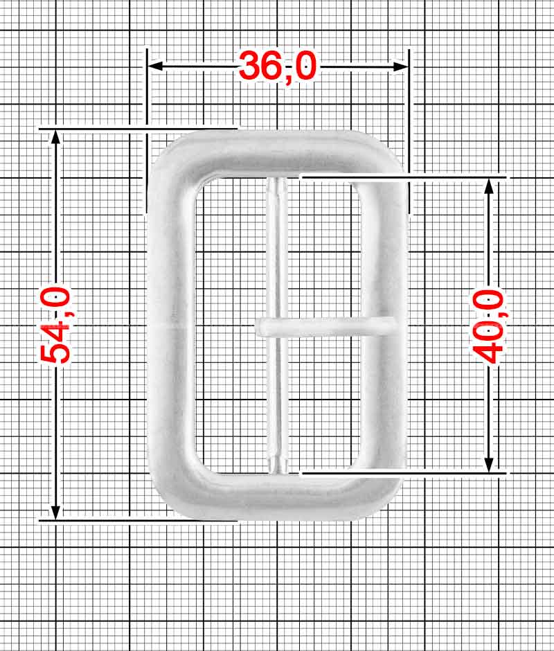 Пряжка под обтяжку K.FZ-0093-40 (JSF0852)