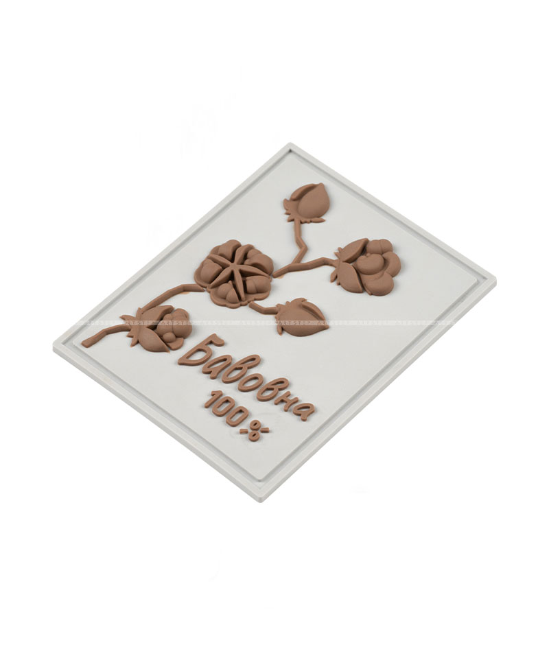 PVC plastisolden dekorlar cırt cırt A.FVL-1305-Cotton 100%