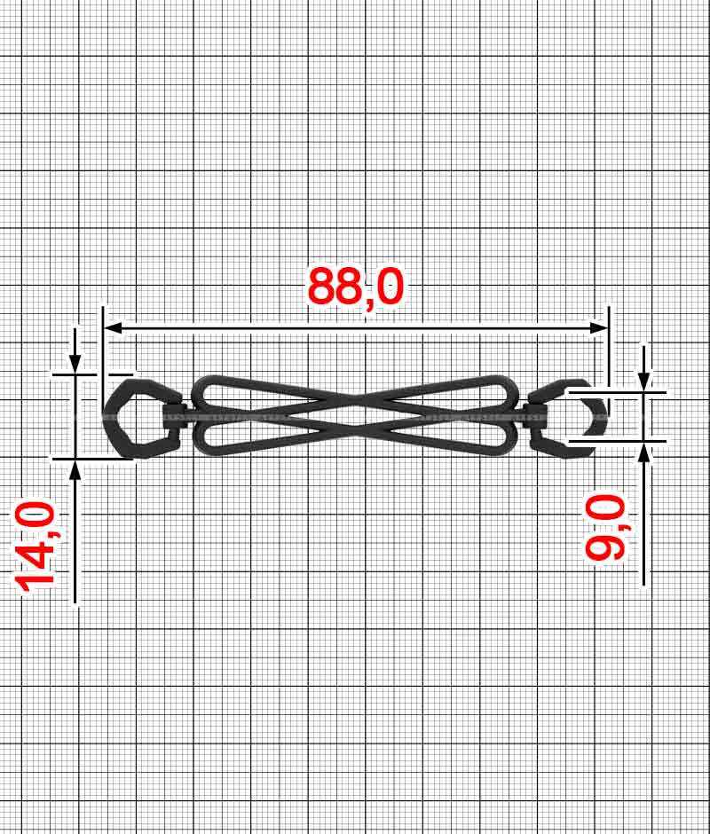 Dekoratif toka A.FM-2316/1+A.FM-2329/1/2