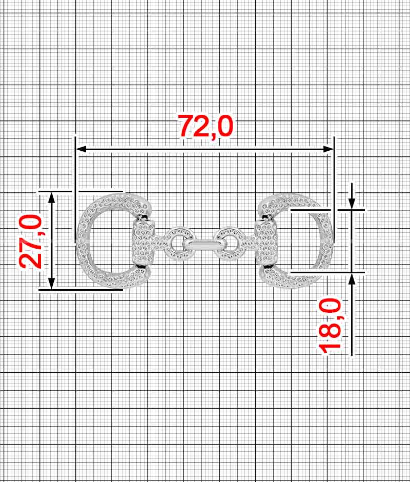 Frame buckle A.FM-2243