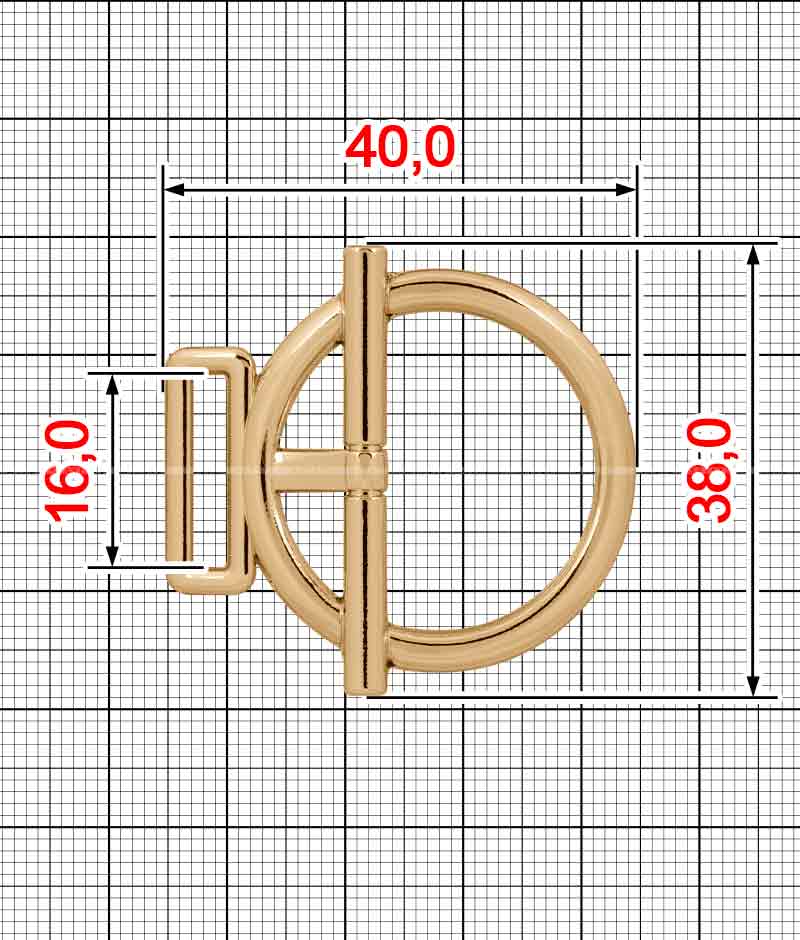Dekoratif toka K.FM-2307-16 (71471)