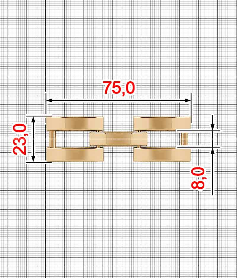 Dekoratif toka K.FM-2301/2+K.FM-2302