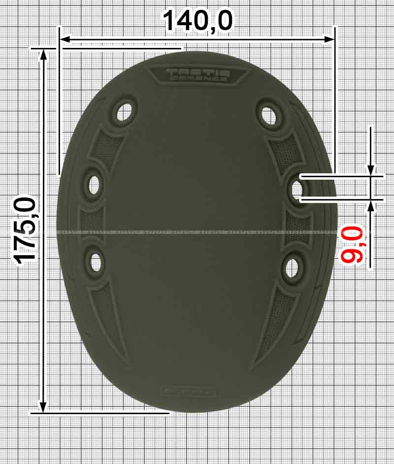 Knee pad Tactic Defense A.FP-KIBBORG-1 