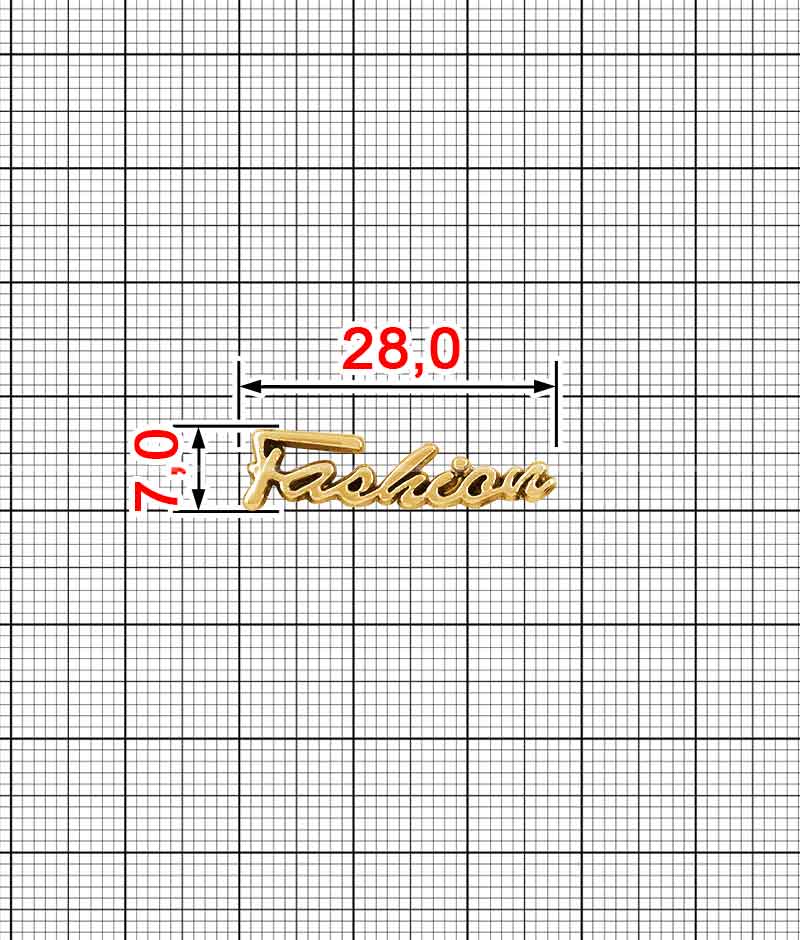 Özel tasarım kelimeler K.FMA-56182B-Fashion