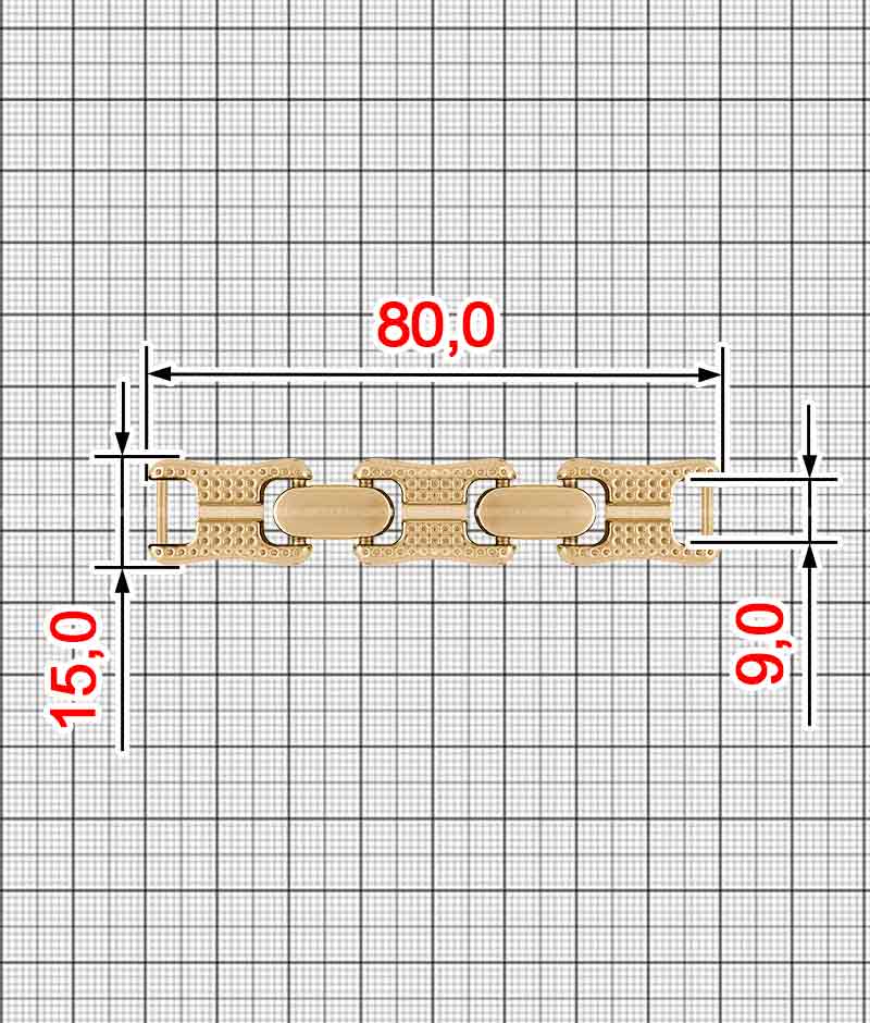 Dekoratif toka A.FM-2238/3+A.FM-3401/2