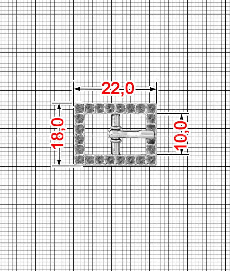Пряжка Рабочая A.FM-0042