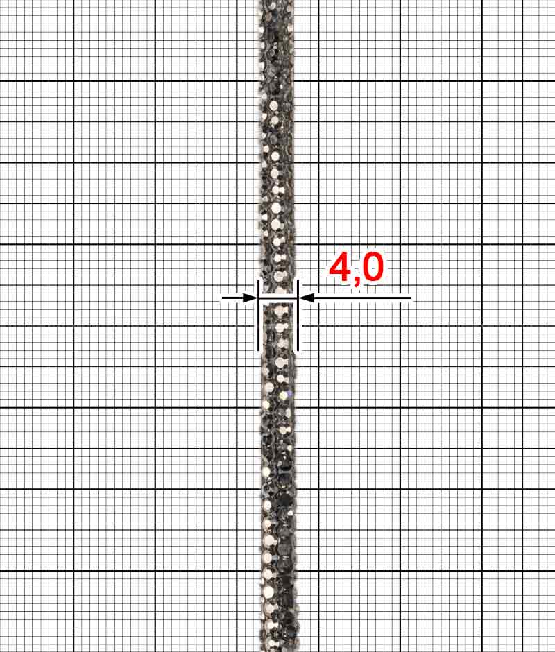 Crystal Bağcığı yuvarlak 3,5 мм (metre başına)