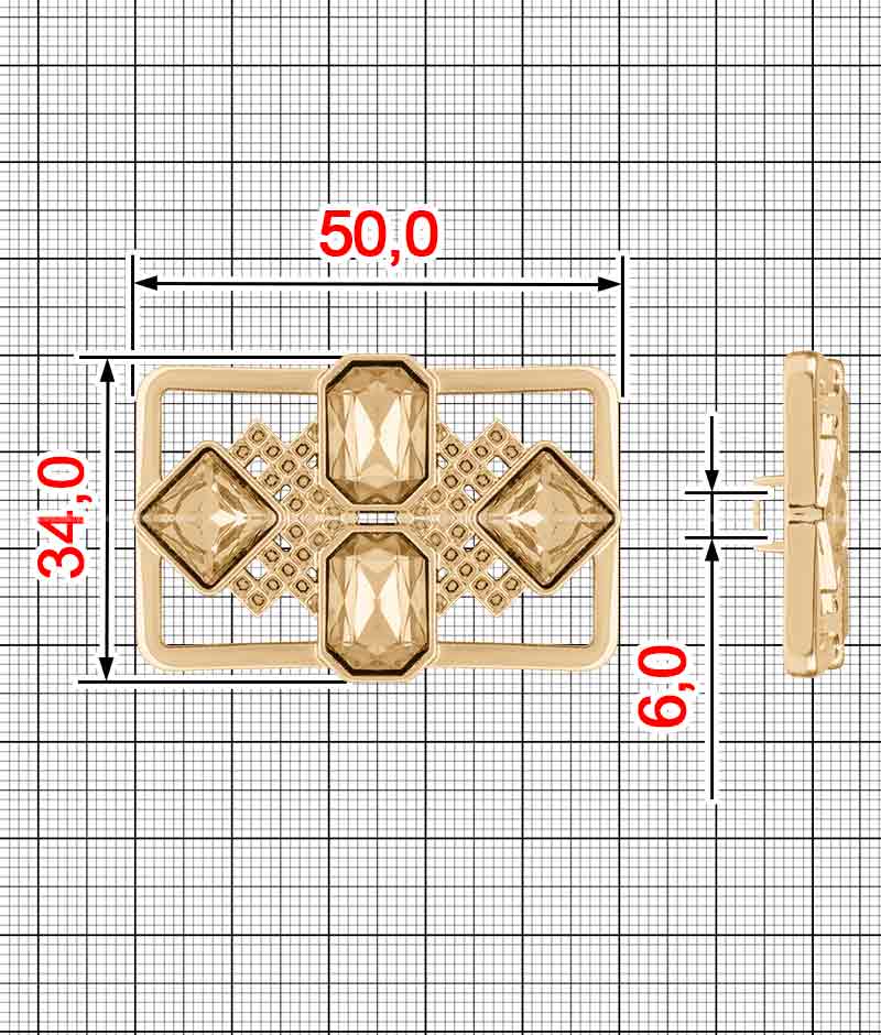 Bağciktan geçirilen tokalar A.FMP-3437
