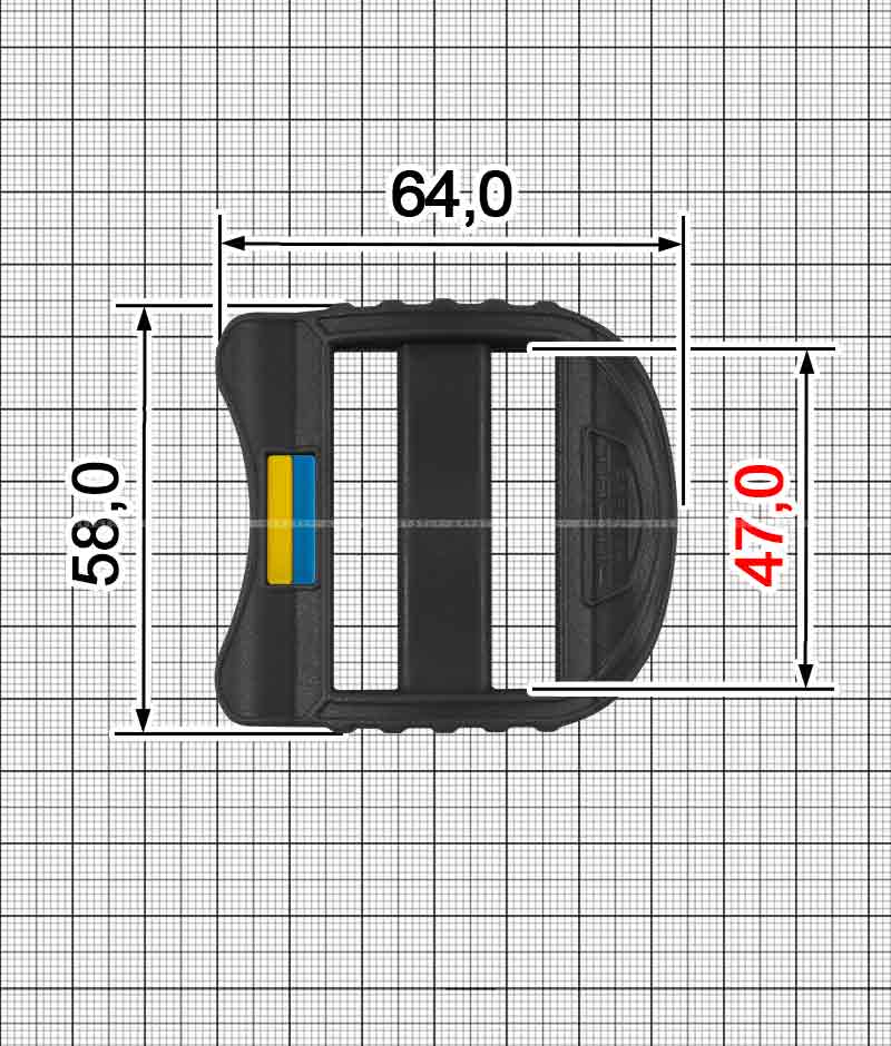 Tongue buckle tactical АRТ A.FP-2219