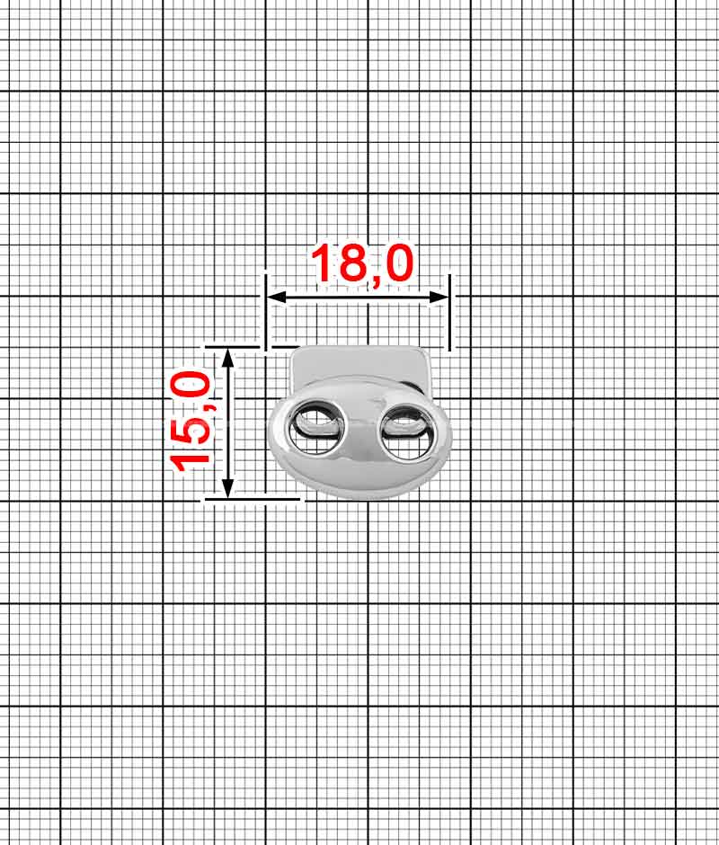 Lace fasteners K.FM-804