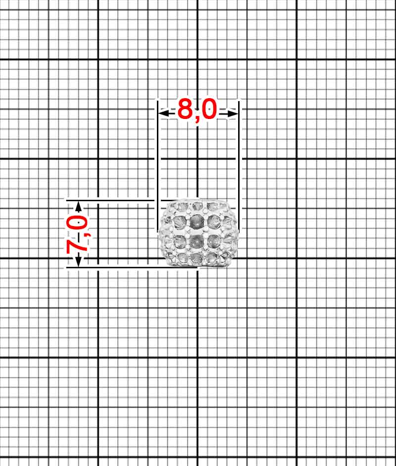 Декор на шнурок K.FM-3853 (23288)