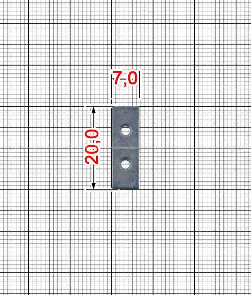 Крепление для фурнитуры A.BM-153 (Оцинкованный) фото-2