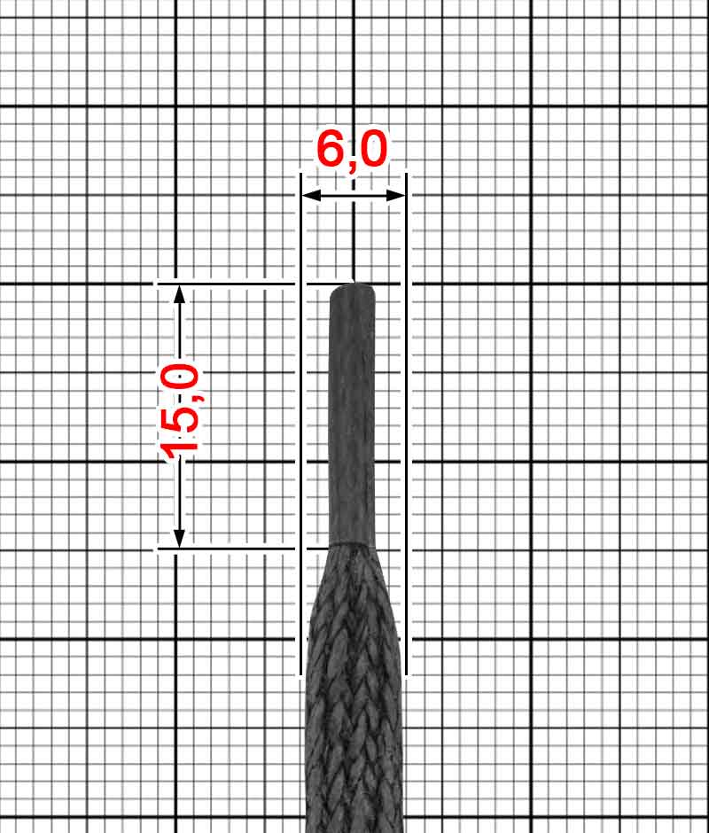 Flat shoelace waxed 6 mm