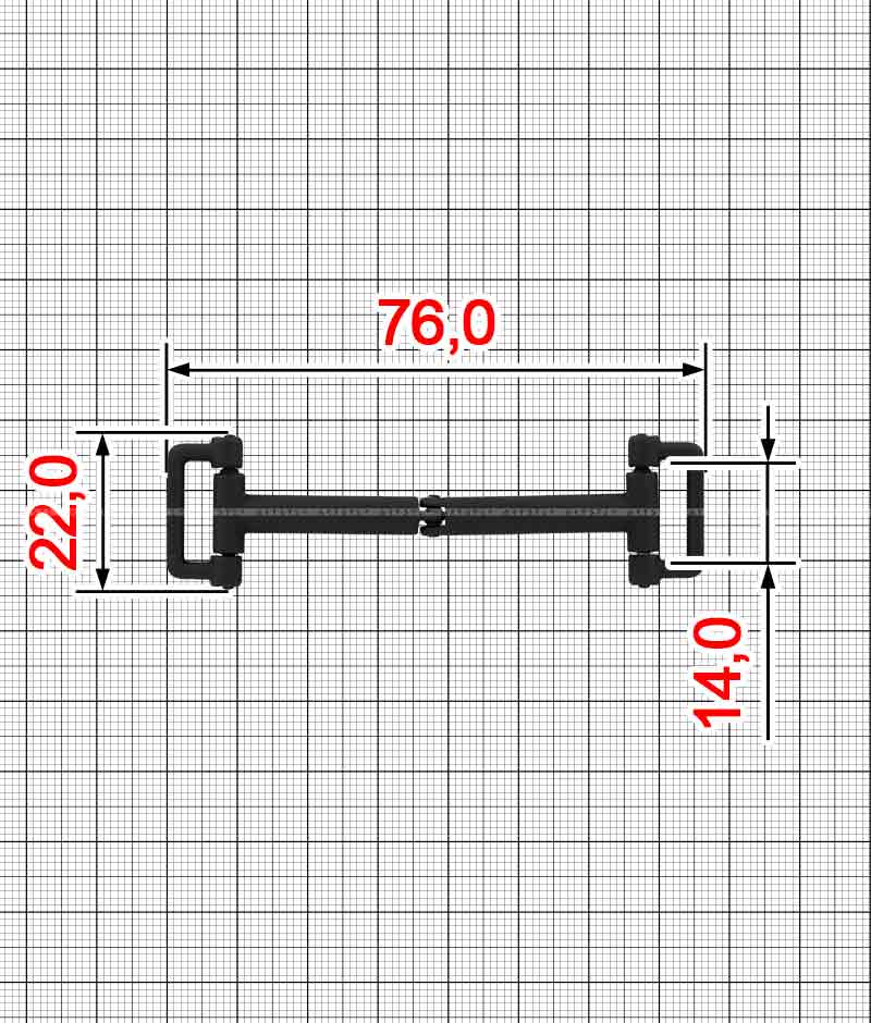 Dekoratif toka A.FM-2332