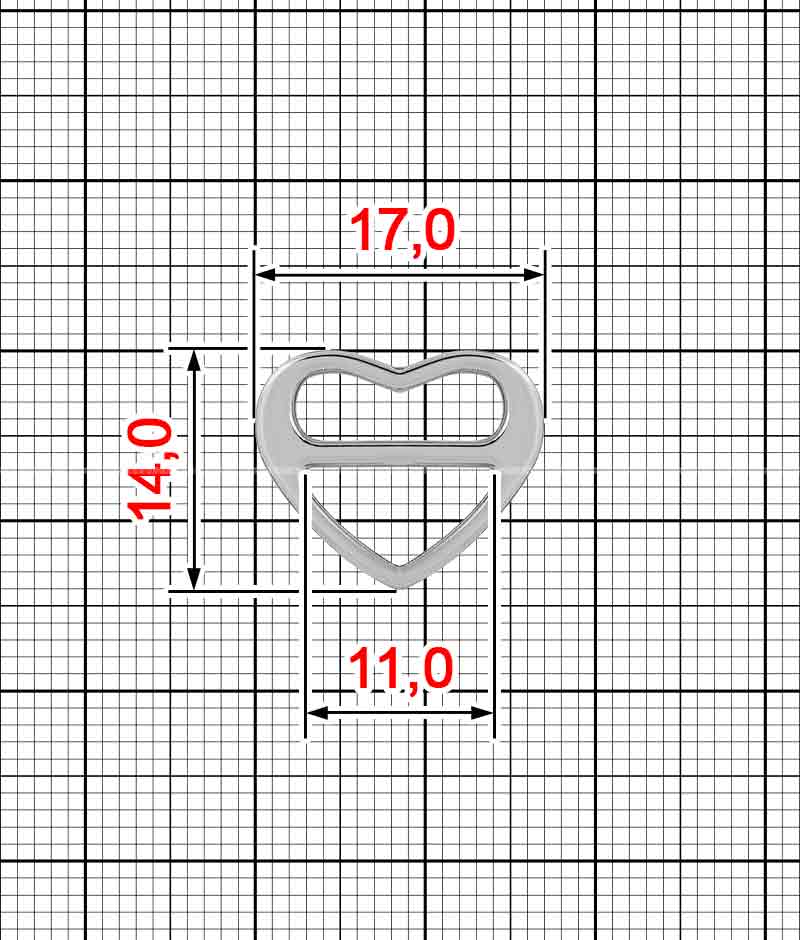 Перетяжка бельевая Сердечко K.FM-2268-10