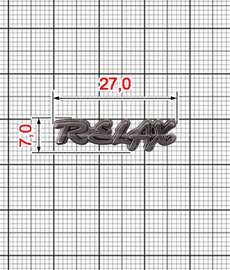Özel tasarım kelimeler B.FM-70-Relax