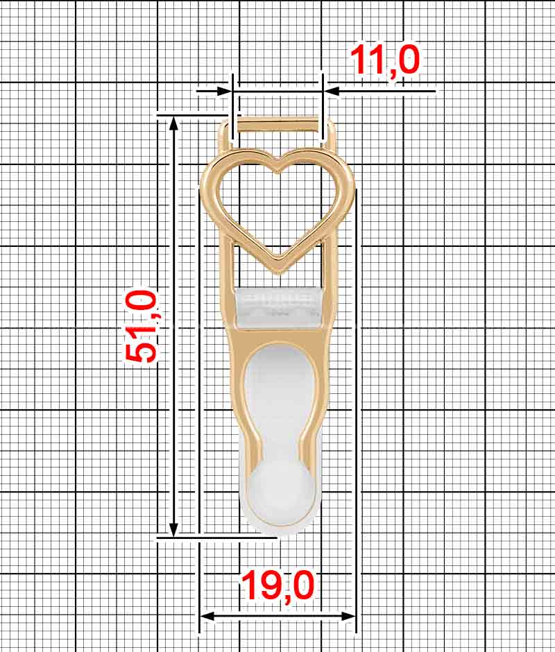 Застежка для чулок K.FM-4141-10