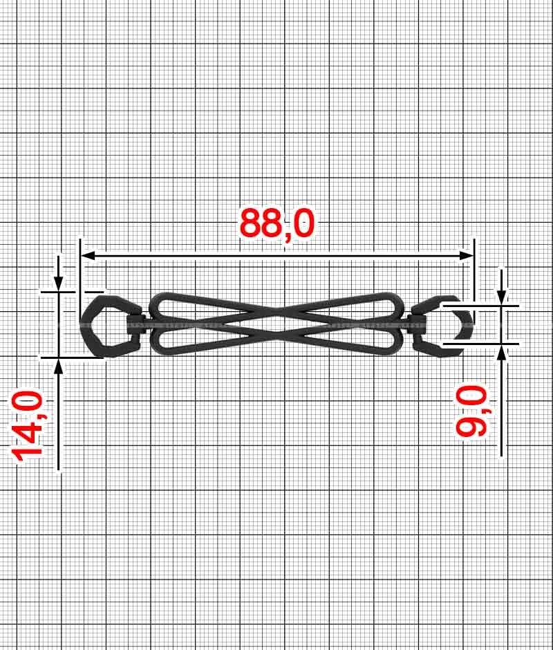 Dekoratif toka A.FM-2316/1+A.FM-2329/1/2