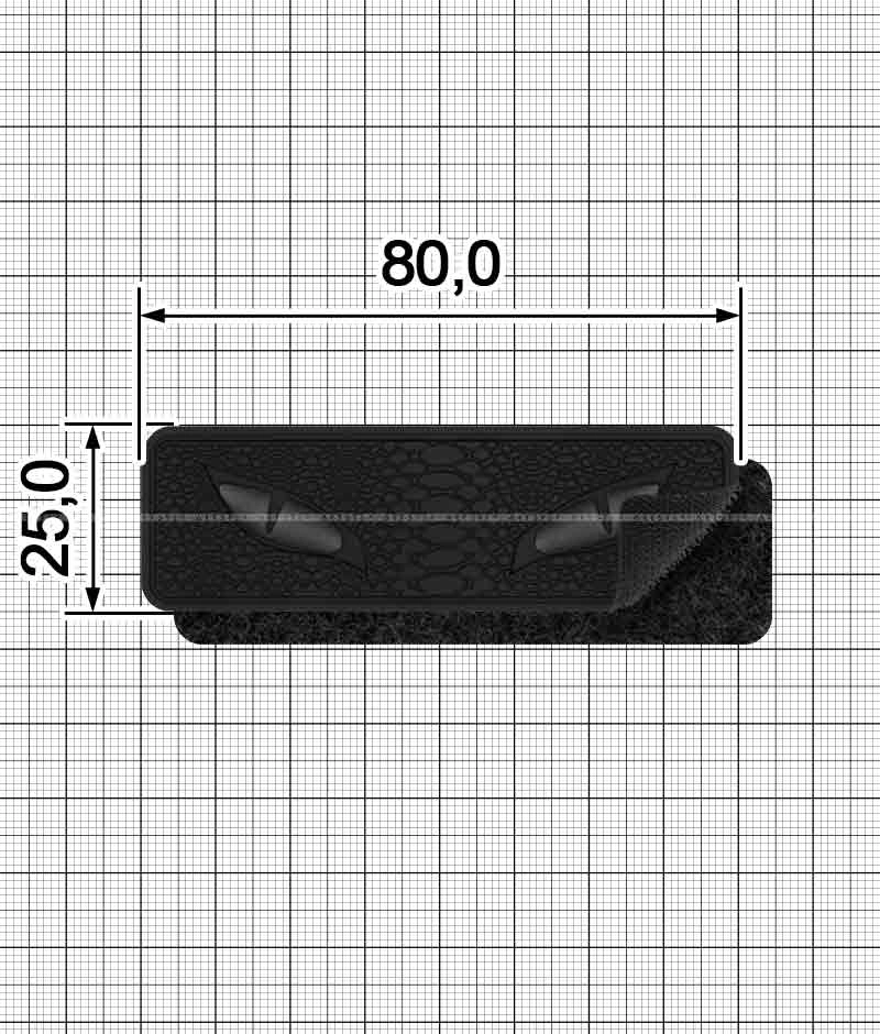 PVC plastisolden dekorlar cırt cırt A.FVL-1355