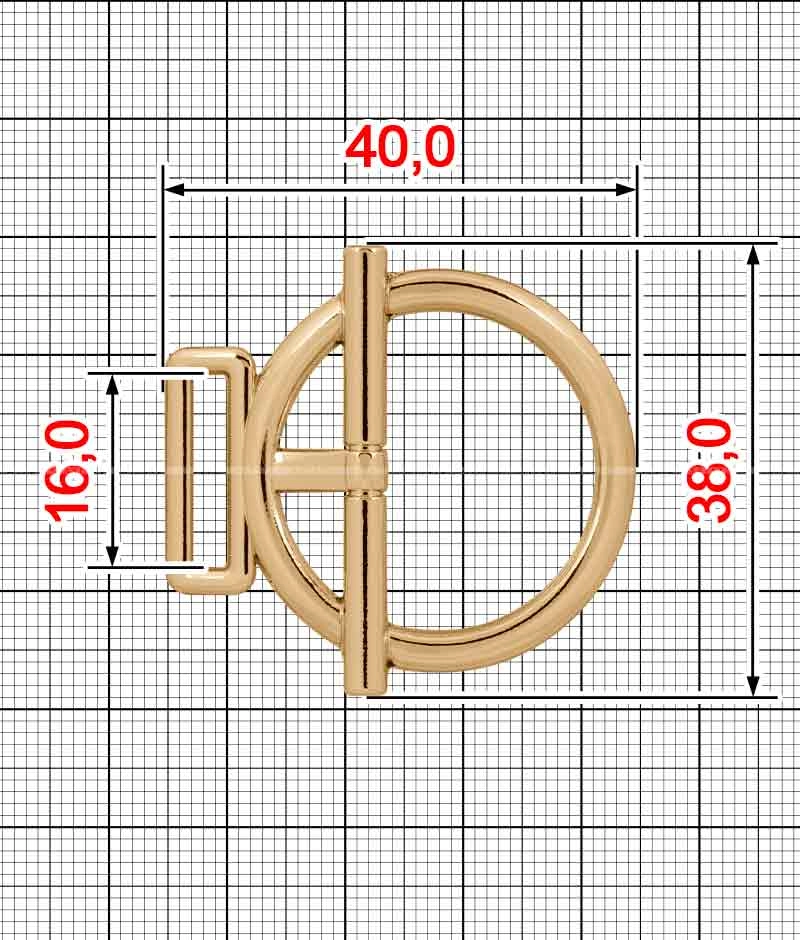 Dekoratif toka K.FM-2307-16 (71471)