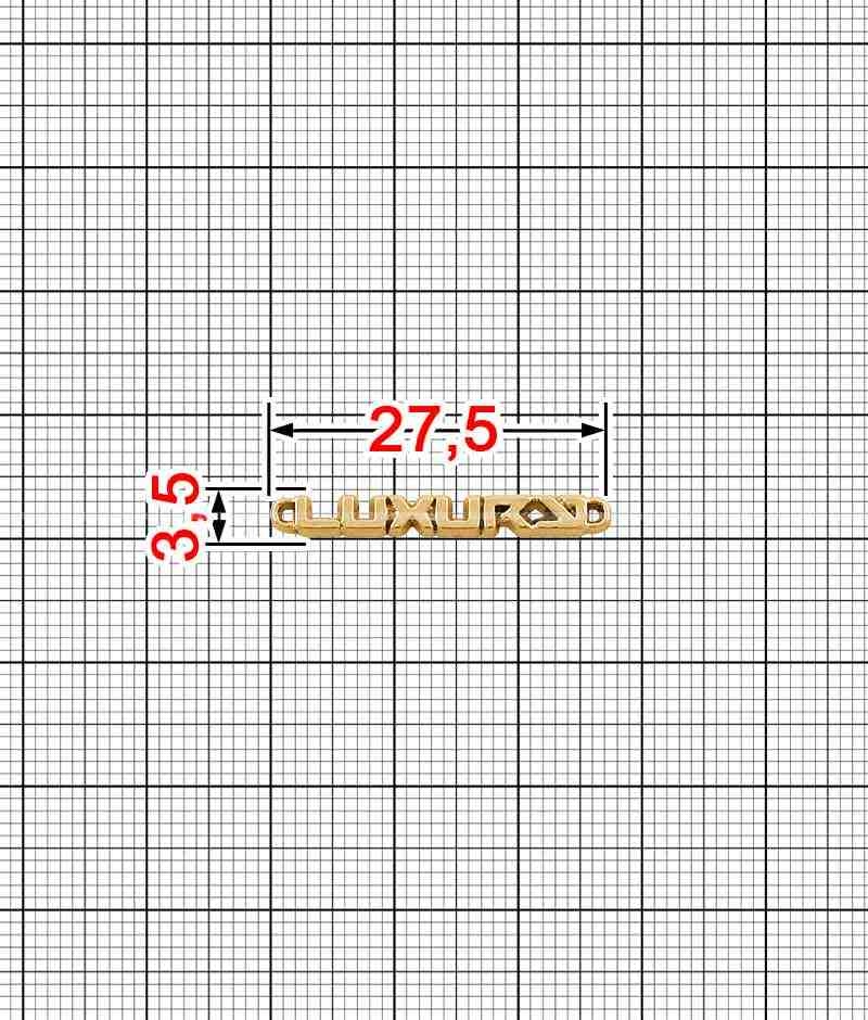 Özel tasarım kelimeler K.FM-508-Luxury