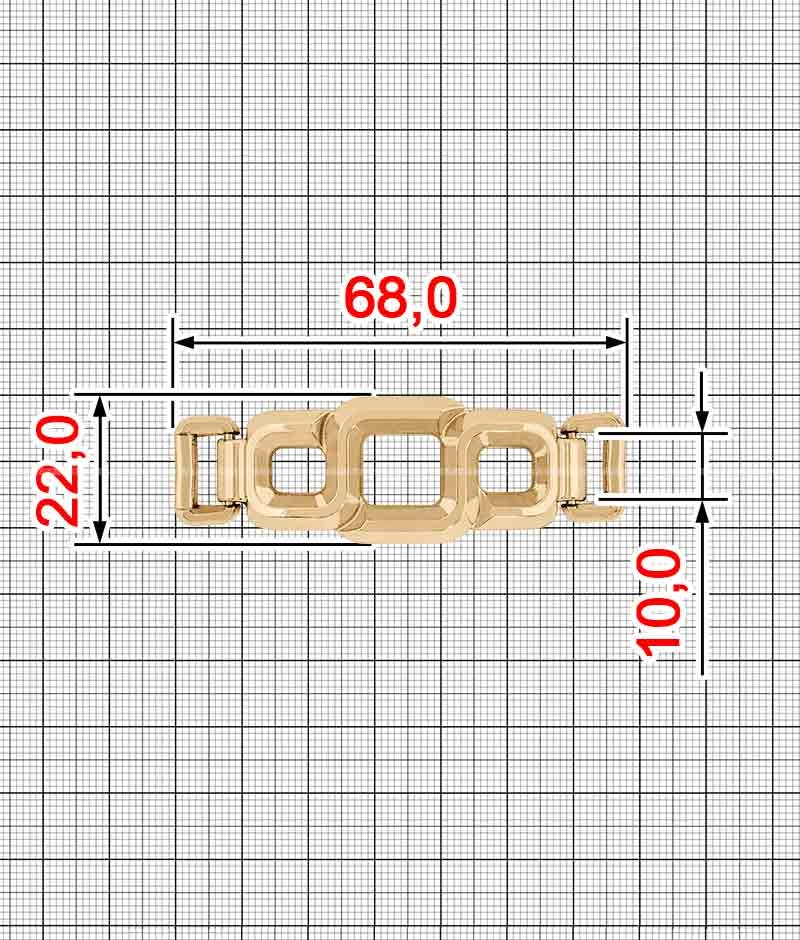 Dekoratif toka A.FM-2231+A.FM-2231/1-10/2