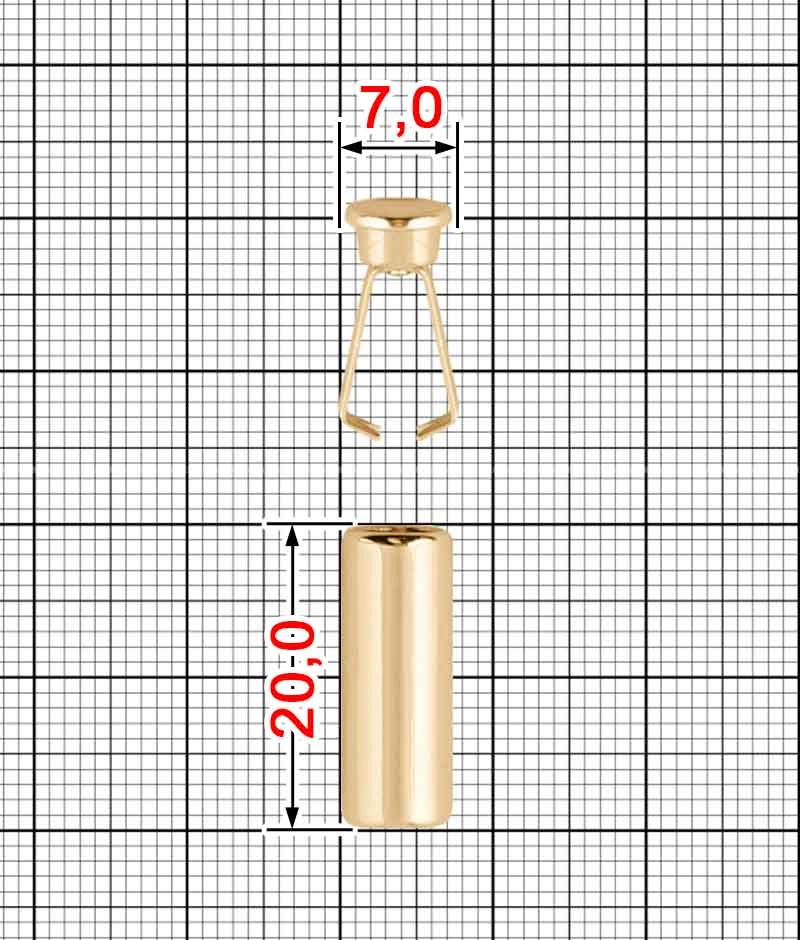 Bağ ucu K.FM-3890- 20*6 A+B set