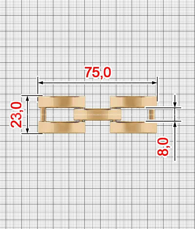 Dekoratif toka K.FM-2301/2+K.FM-2302